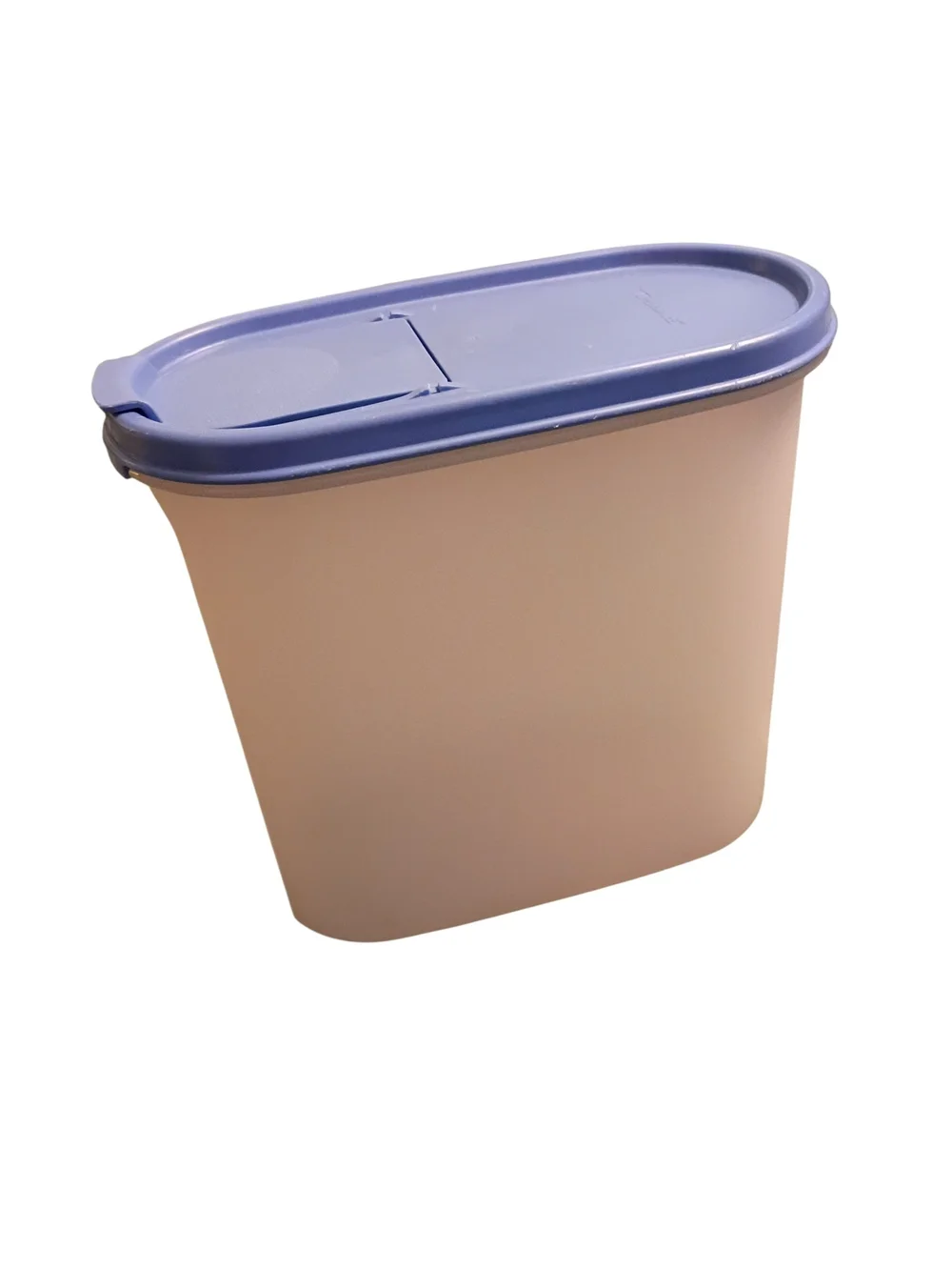 EUC Tupperware Clear Modular Container with Blue Pour Lid 1.7 Litres